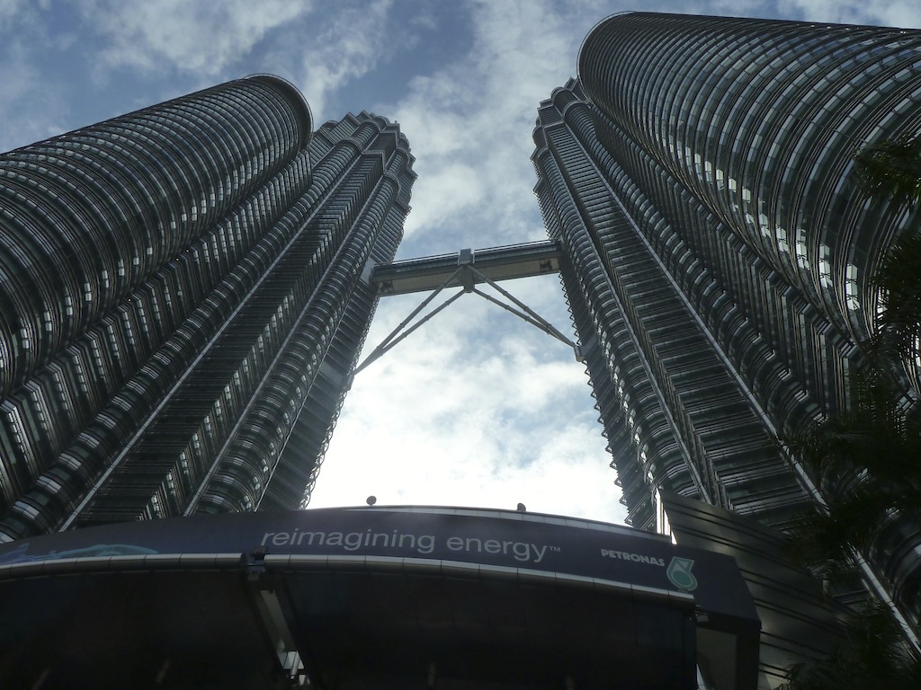 Underneath Petronas Towers