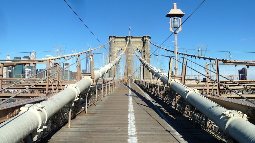Brooklyn Bridge on top